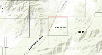 670 Acres Bordering BLM Land IN Nevada